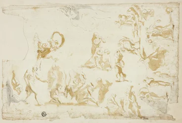 Schetsen van mythologische onderwerpen