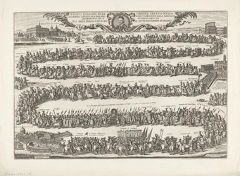 Processie van paus Innocentius XI naar Sint-Jan van Lateranen