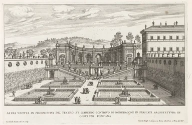 Tuinen van de Villa Mondragone te Frascati