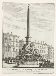 Vierstromenfontein op Piazza Navona te Rome