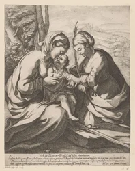 Het mystieke huwelijk van de heilige Catharina