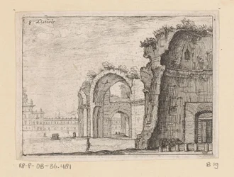 Resten van de Thermen van Diocletianus te Rome