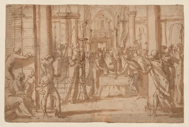 Presentatie van het lichaam van Sint Antoninus van Florence
