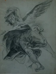 Een Vliegende Engel (recto)