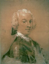 Een portret van Ferdinand Ludwig, graaf von Oeynhausen-Schulenburg