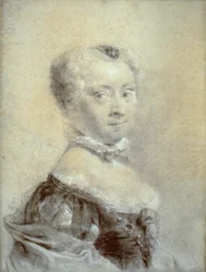 Portret van Sophie Juliane von der Schulenburg