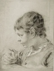 Portret van een jonge jongen