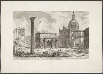 Boog van Septimius Severus op het Forum Romanum