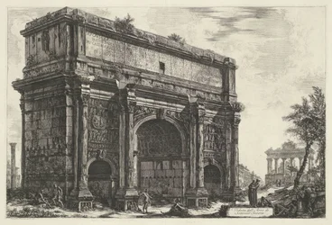 Boog van Septimius Severus te Rome
