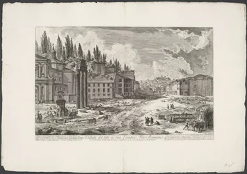 Forum Romanum met de Tempel van Jupiter Stator te Rome