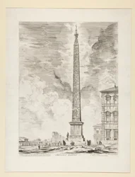 Egyptische Obelisk, uit Vedute di Roma