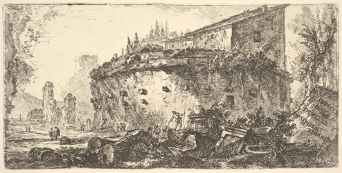 Graf van de Scipios Sepolcro della famiglia de Scipioni, ca. 1748