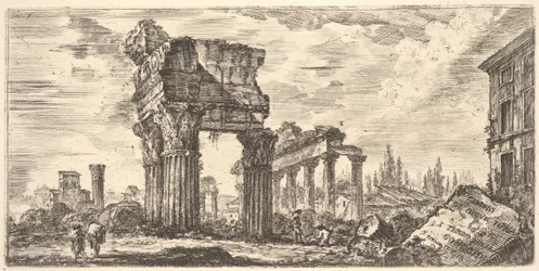 Tempel van Jupiter Tonans Jupiter de Donderaar. 1. Tempel van Concord. Temp...