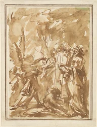 Scherzo met antieke figuren