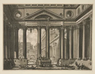 Tweede frontispice van deel IV van Le Antichità Romane