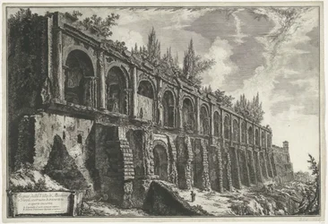 Tempel van Hercules Victor te Tivoli (Gezichten op Rome)