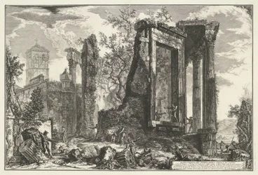 Tempel van Vesta en de Tempel van de Tiburtijnse Sibille in Tivoli