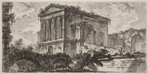 Tempel van Clitumnus tussen Foligno en Spoleto