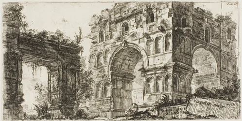 Tempel van Janus, plaat 11 uit Enkele uitzichten van triomfbogen en andere monumenten