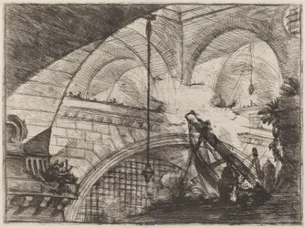 De boog met een schelpmotief