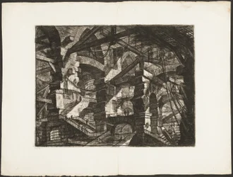 De Gotische Boog, plaat 14 uit Imaginaire Gevangenissen