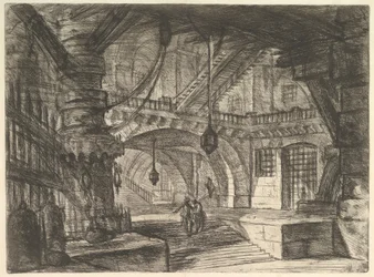 De Pier met Kettingen, uit Carceri d