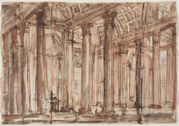 De portiek van het Pantheon