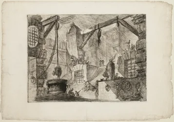 De put, plaat 13 uit Imaginaire gevangenissen