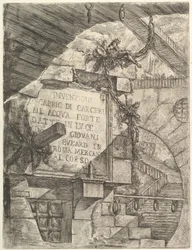 Titelpagina, uit Carceri d