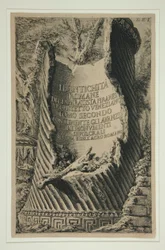 Titelpagina van Deel II van Le Antichità Romane: Le Antichità Romane di Giambatista Piranesi Architetto Veneziano Tomo Secondo Contenente gli Avanzi de