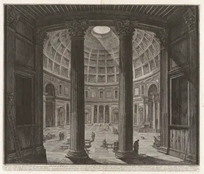 Interieurzicht van het Pantheon