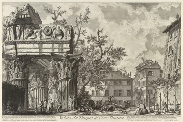 Veduta met de Tempel van Jupiter