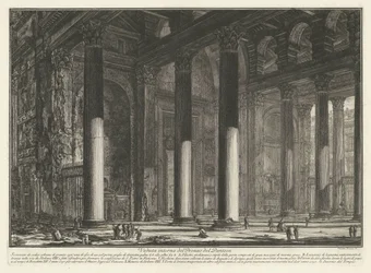 Voorportaal van het Pantheon te Rome