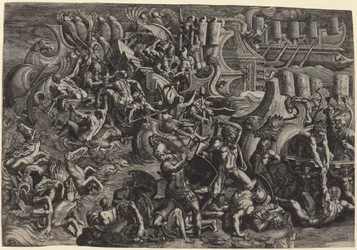 De Trojanen verdrijven de Grieken