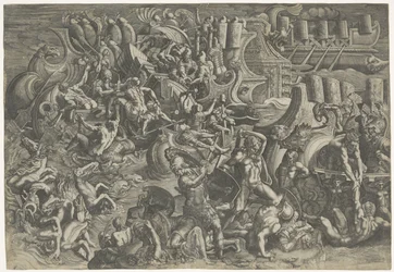 Zeeslag tussen de Trojanen en de Grieken