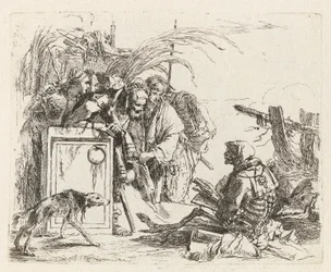 De dood geeft audiëntie, uit Vari capricci
