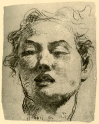 Hoofd van een Jongeling, midden 18e eeuw, 1928