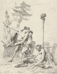 Satyrfamilie Pan en zijn familie, uit de Scherzi