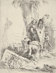 Herder met Twee Magiërs, uit de Scherzi, ca. 1743-57