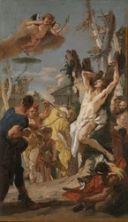 Studie voor "Het martelaarschap van Sint Sebastiaan" (voor het Augustijnenklooster in Diessen, Duitsland)