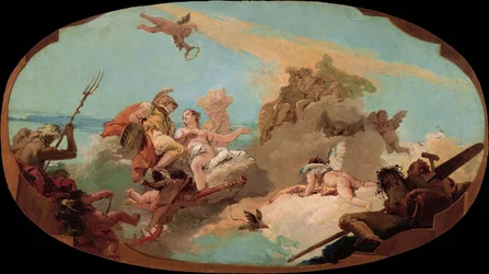 De apotheose van admiraal Vittor Pisani