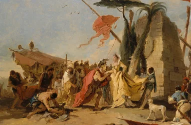 De Ontmoeting van Antony en Cleopatra