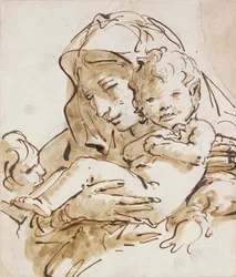 De Maagd en het Kind met de jonge Johannes de Doper, ca. 1770