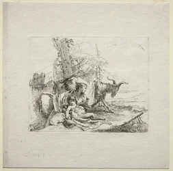 Verschillende Caprices: De vrouw met de tamboerijn, 1785