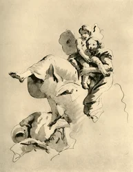 Venus en Cupido, midden 18e eeuw, 1928