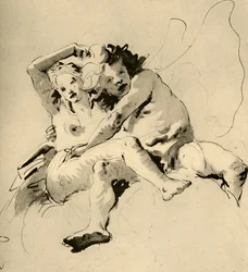 Zephyr en Flora, 1757, 1928