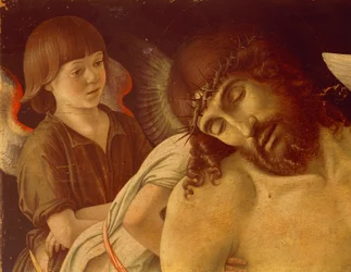 Pietà of Dode Christus ondersteund door Engelen (detail)