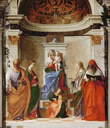 Sacra Conversazione (schilderij op doek)