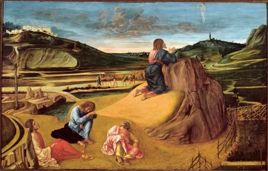 De Agonie in de Tuin, ca.1465 (tempera op paneel)