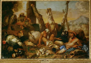Diogenes (schilderij op doek)